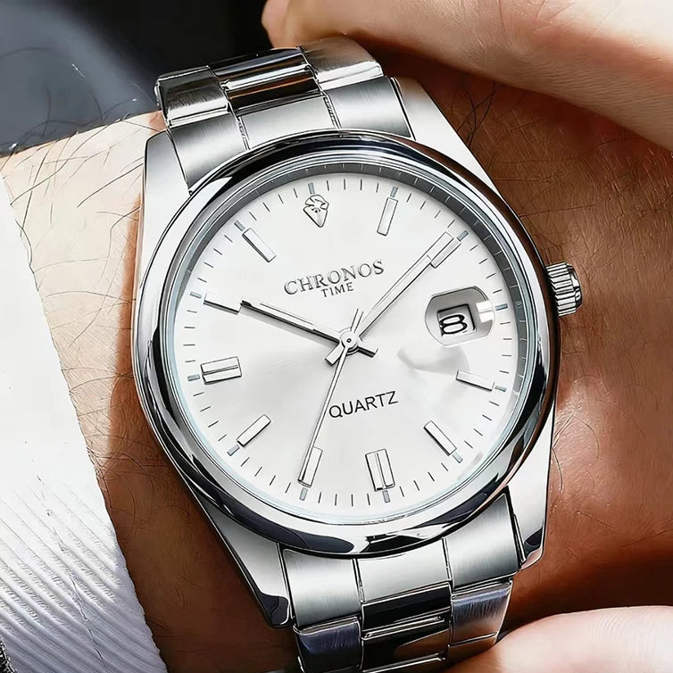 Chronos Time — Montre Luxe Homme 💎 Chic & Minimaliste