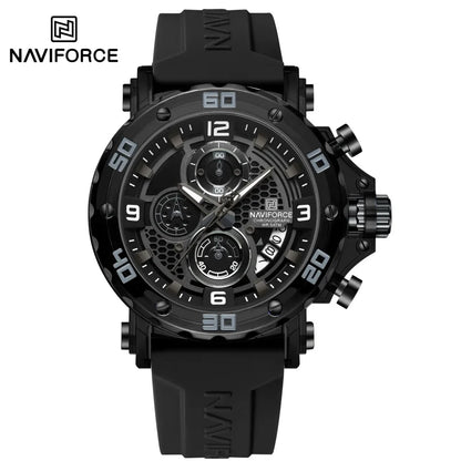 NAVIFORCE™ 7123 — Montre Sport Homme ⌚ Chronographe