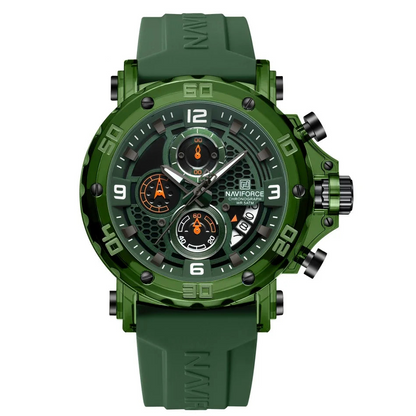 NAVIFORCE™ 7123 — Montre Sport Homme ⌚ Chronographe