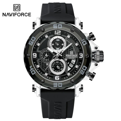 NAVIFORCE™ 7123 — Montre Sport Homme ⌚ Chronographe