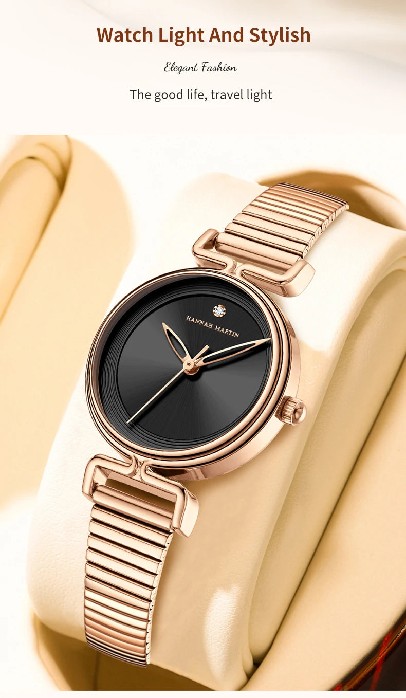 Hannah Martin — Montre Luxe Femme 💎 Style Minimaliste