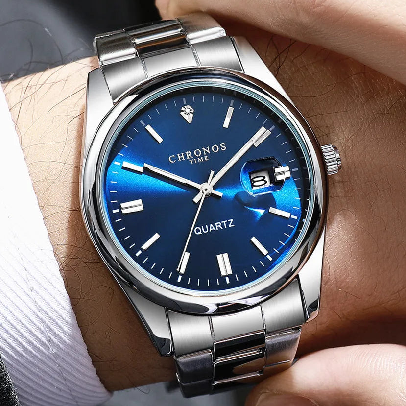 Chronos Time — Montre Luxe Homme 💎 Chic & Minimaliste