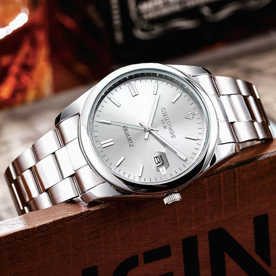 Chronos Time — Montre Luxe Homme 💎 Chic & Minimaliste